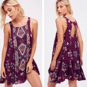 Free People Boho Slip Tunic Dress szXS